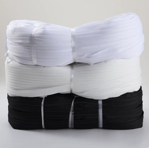 Rantai Zipper Terus-terusan kanthi Gulung - Potong nganti Sembarang Dawa kanggo Produksi Garmen & Tas